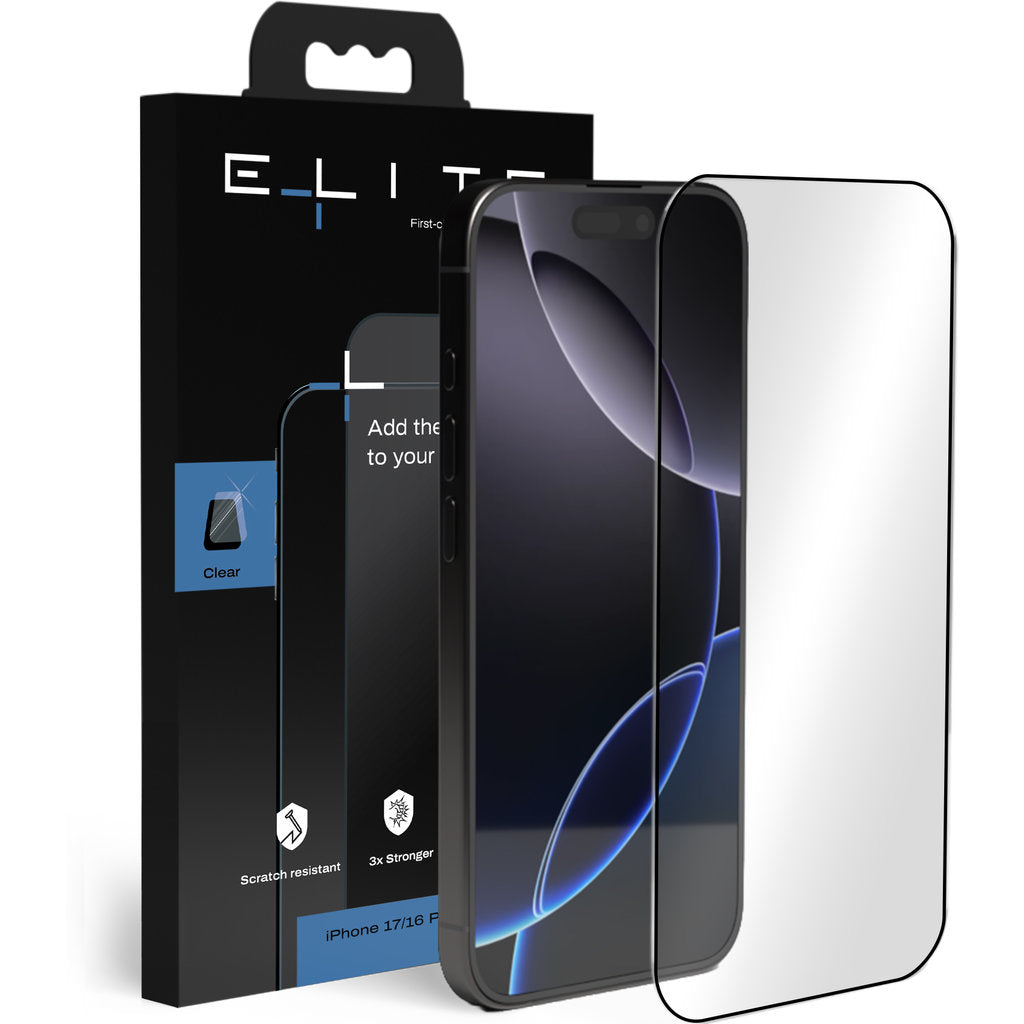 ELITE Clear screenprotector – iPhone 17 / 16 Pro