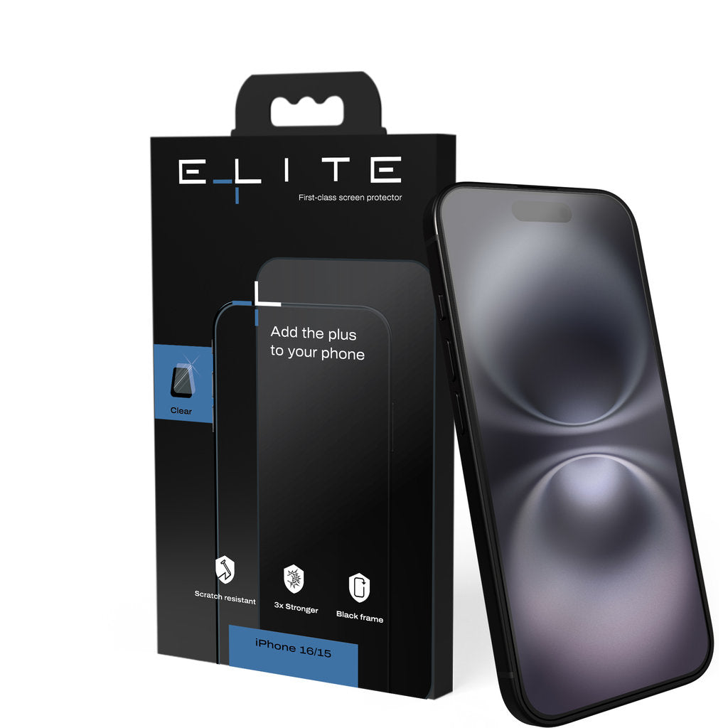 ELITE Clear screenprotector – iPhone 16 / 15 (4)