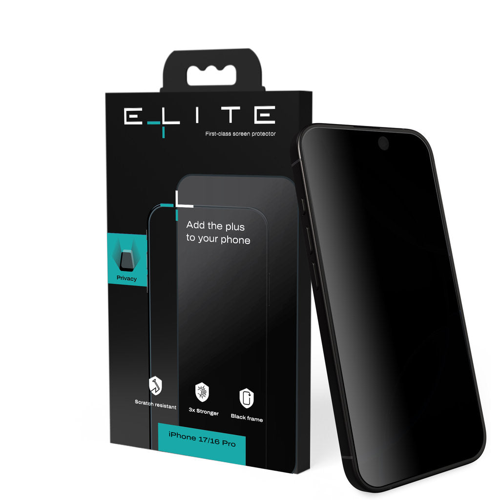 ELITE Privacy screenprotector – iPhone 17 / 16 Pro (4)