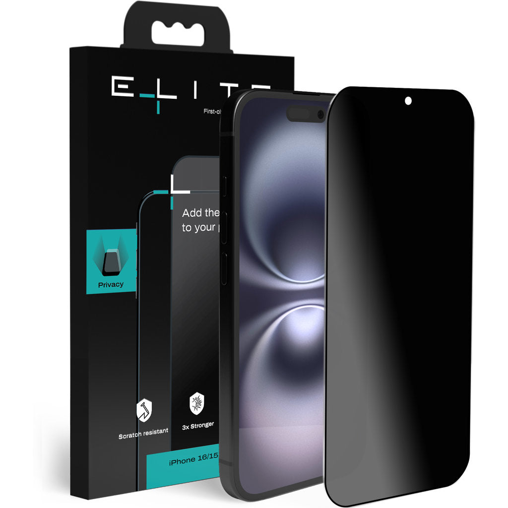 ELITE Privacy screenprotector – iPhone 16 / 15