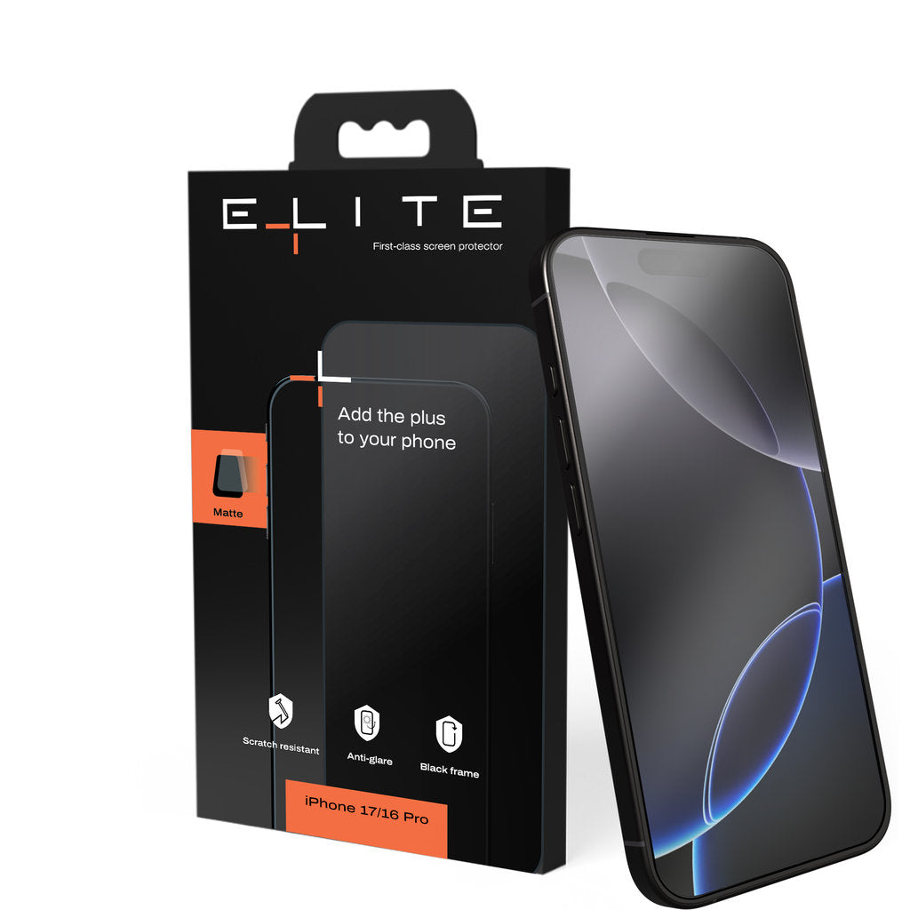 ELITE Matte screenprotector – iPhone 17 / 16 Pro (4)