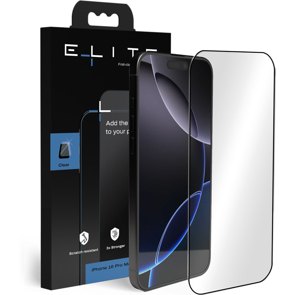 ELITE Clear screenprotector – iPhone 16 Pro Max