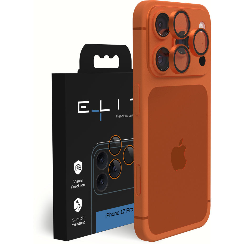 ELITE Camera lens protector – iPhone 17 Pro – Oranje