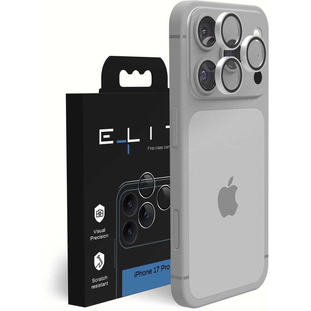 ELITE Camera lens protector – iPhone 17 Pro – Zilver