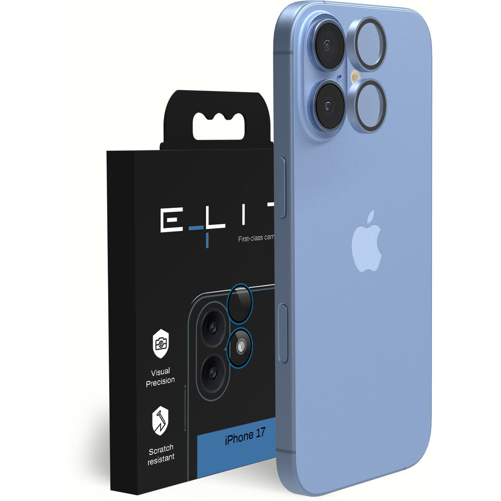 ELITE Camera lens protector – iPhone 17 – Blauw