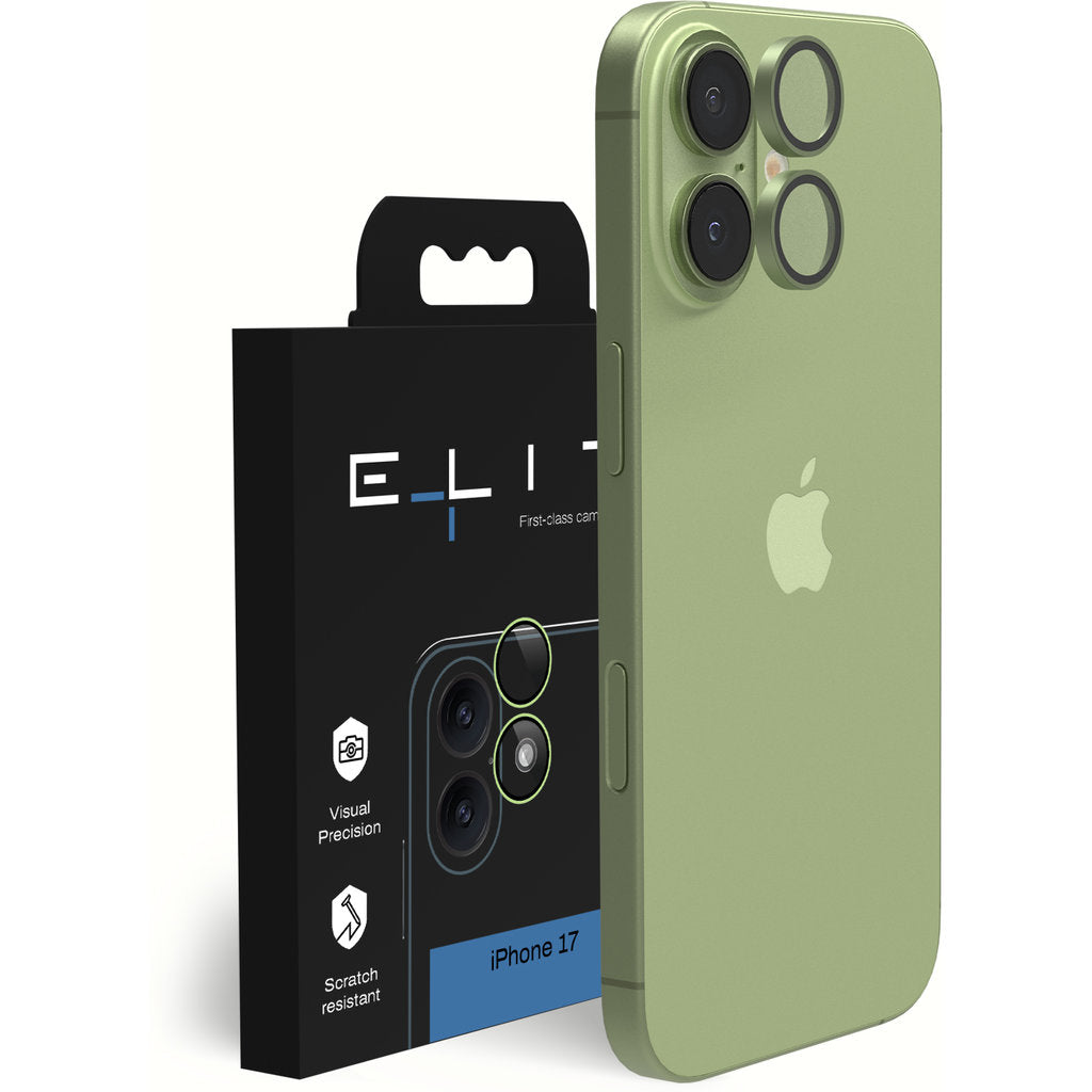 ELITE Camera lens protector – iPhone 17 – Groen