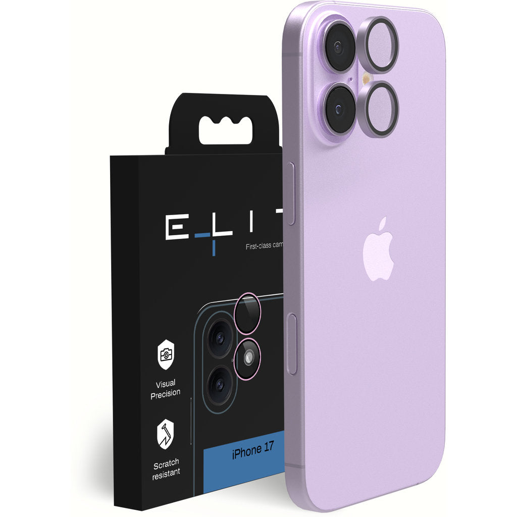 ELITE Camera lens protector – iPhone 17 – Paars