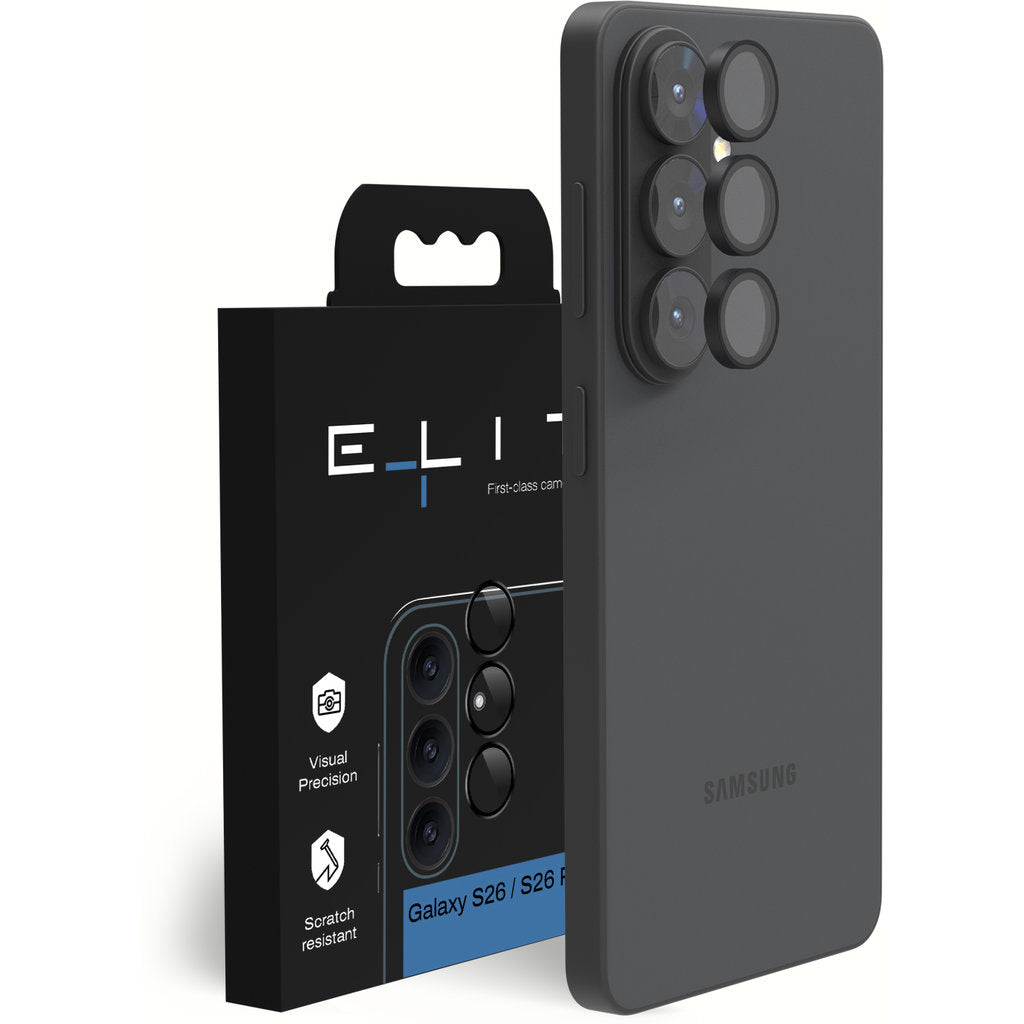ELITE Camera lens protector – Galaxy S26 / S26 Plus – Zwart
