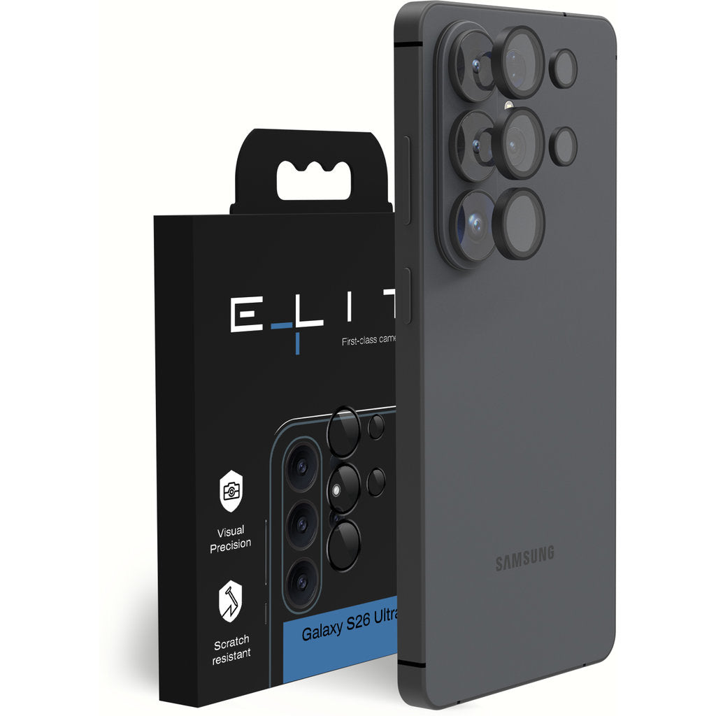 ELITE Camera lens protector – Galaxy S26 Ultra – Zwart