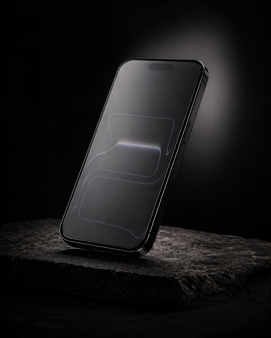 Smartphone met ELITE Matte screenprotector